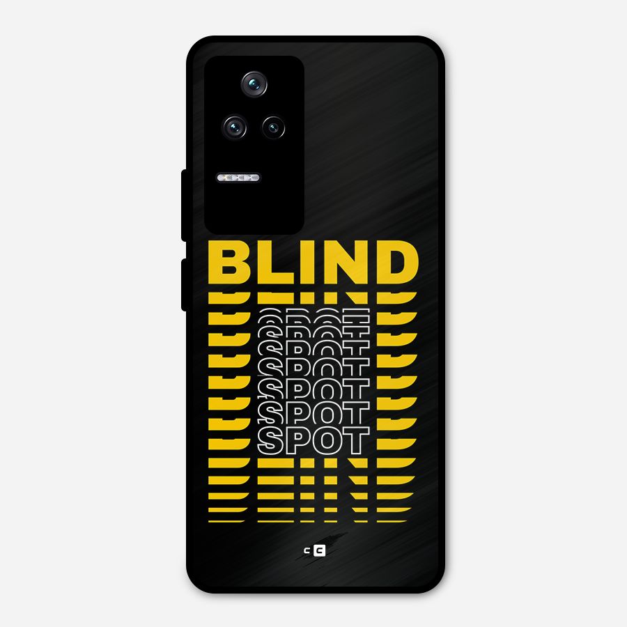 Blind Spot Metal Back Case for Poco F4 5G