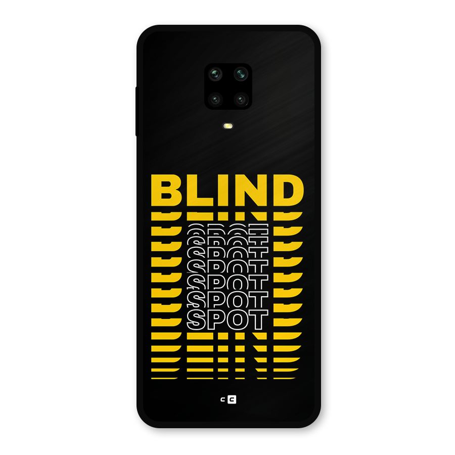 Blind Spot Metal Back Case for Poco M2 Pro