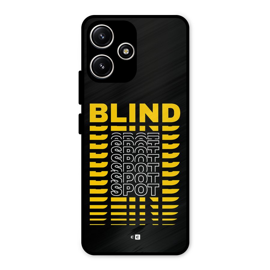Blind Spot Metal Back Case for Poco M6 Pro