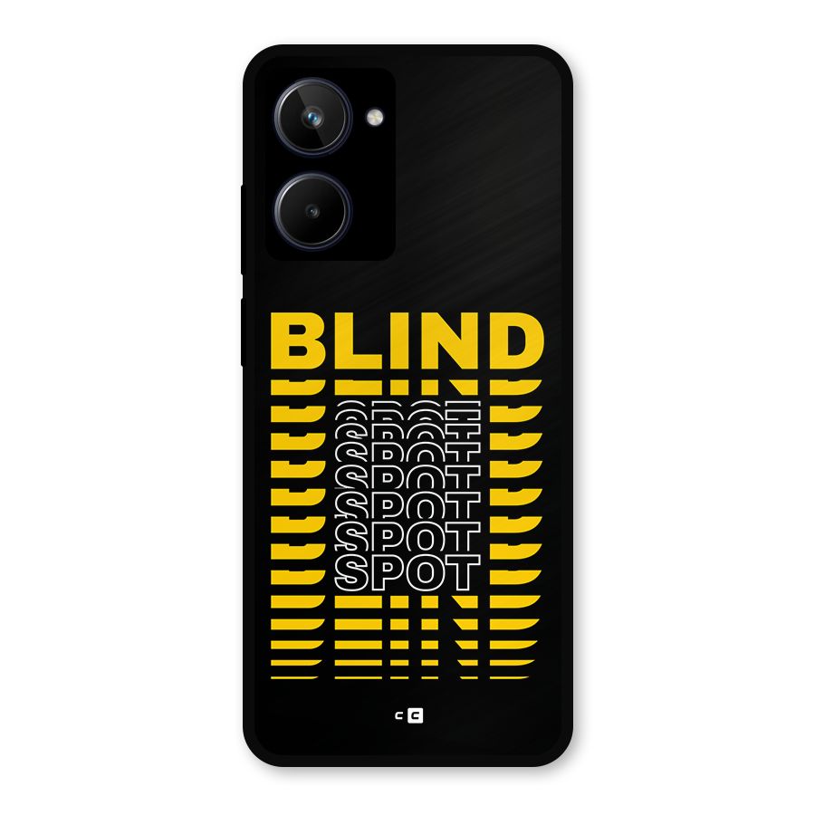 Blind Spot Metal Back Case for Realme 10