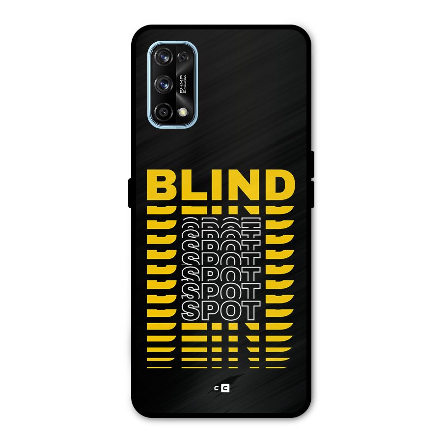 Blind Spot Metal Back Case for Realme 7 Pro