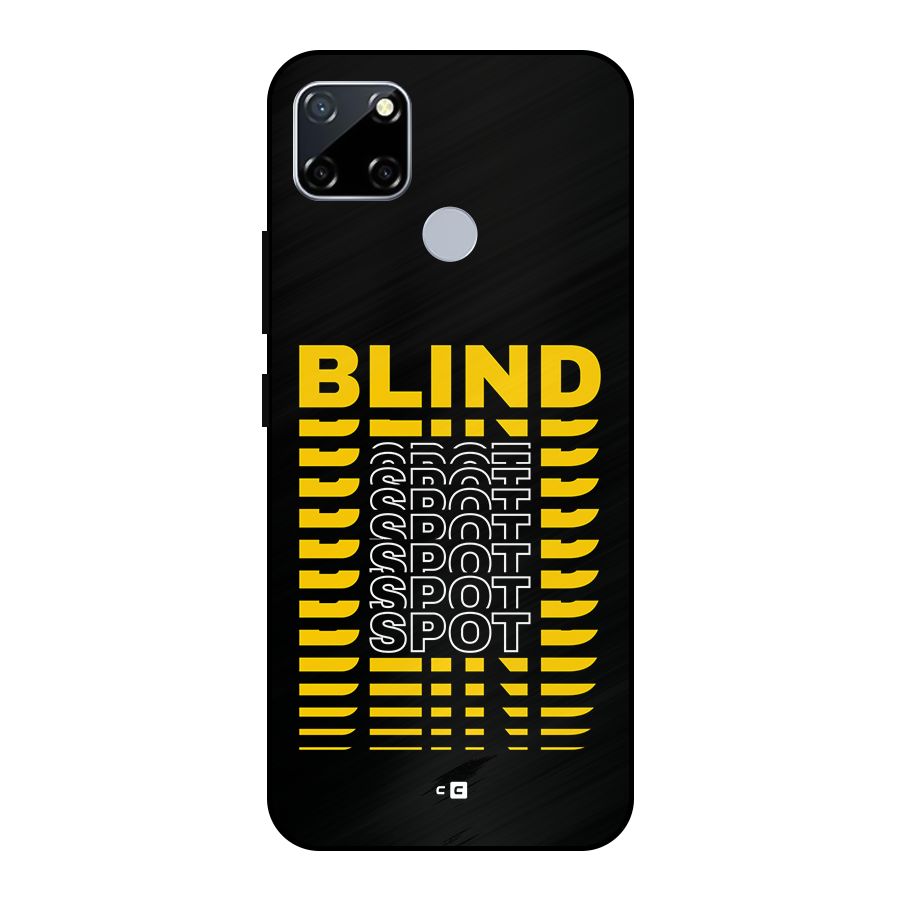 Blind Spot Metal Back Case for Realme Narzo 30A