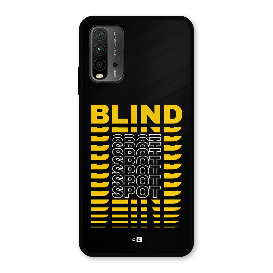Blind Spot Metal Back Case for Redmi 9 Power
