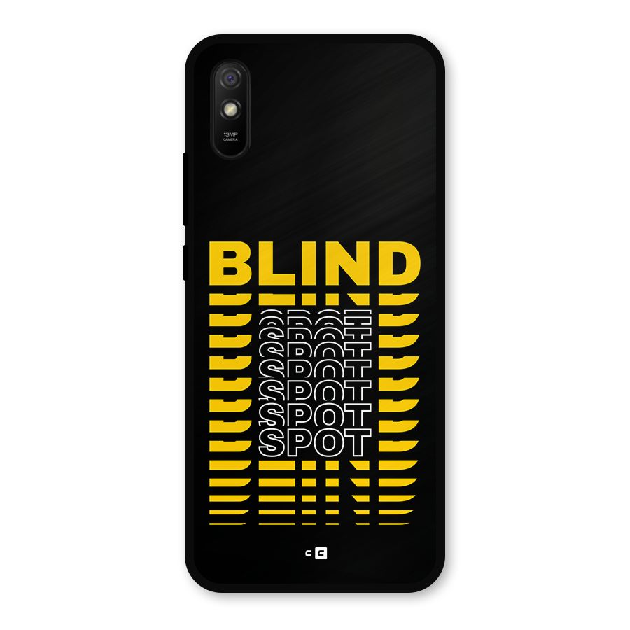 Blind Spot Metal Back Case for Redmi 9i