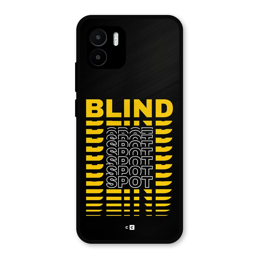 Blind Spot Metal Back Case for Redmi A1