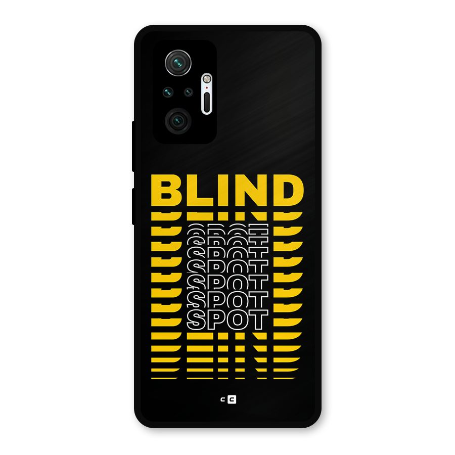 Blind Spot Metal Back Case for Redmi Note 10 Pro Max