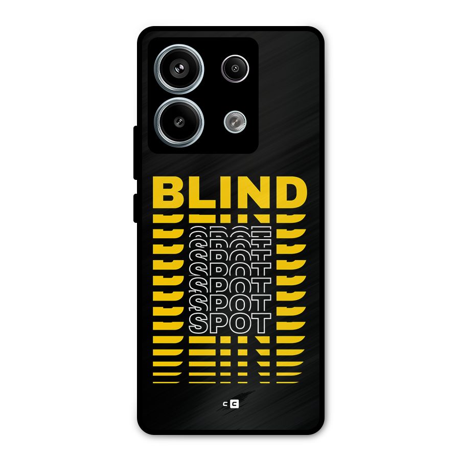 Blind Spot Metal Back Case for Redmi Note 13 Pro 5G