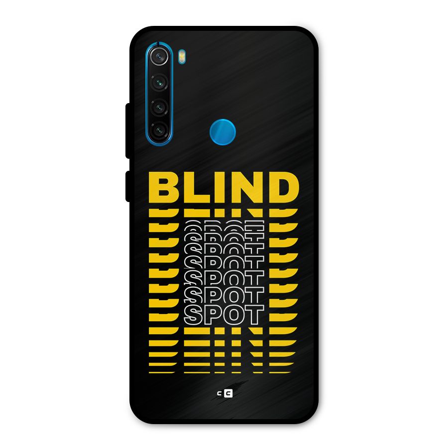 Blind Spot Metal Back Case for Redmi Note 8