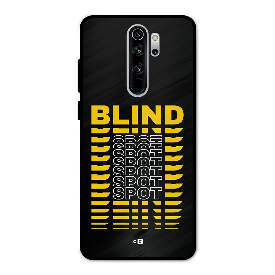 Blind Spot Metal Back Case for Redmi Note 8 Pro