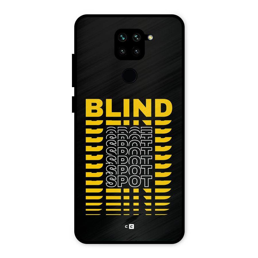 Blind Spot Metal Back Case for Redmi Note 9