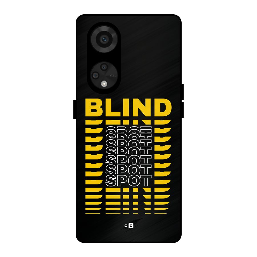 Blind Spot Metal Back Case for Reno8 T 5G