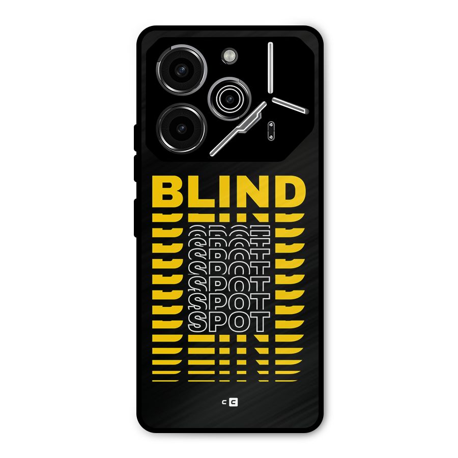 Blind Spot Metal Back Case for Tecno Pova 6 Pro