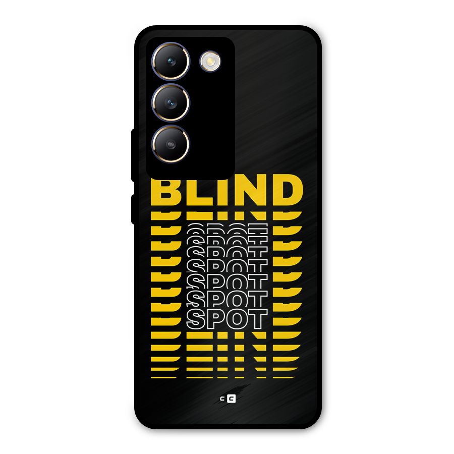 Blind Spot Metal Back Case for Vivo T3 5G