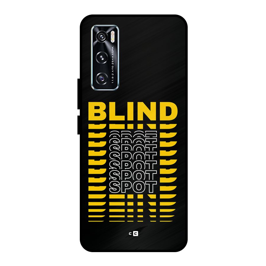 Blind Spot Metal Back Case for Vivo V20 SE