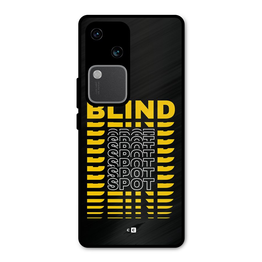 Blind Spot Metal Back Case for Vivo V30 Pro