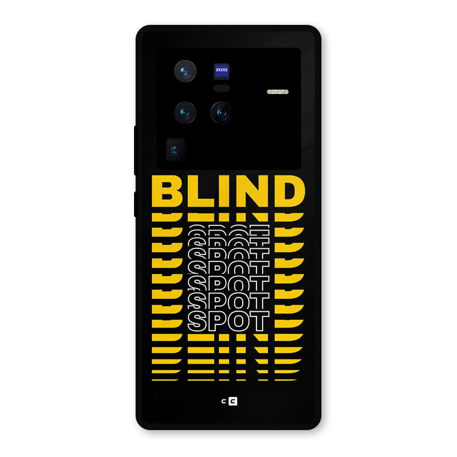 Blind Spot Metal Back Case for Vivo X80 Pro