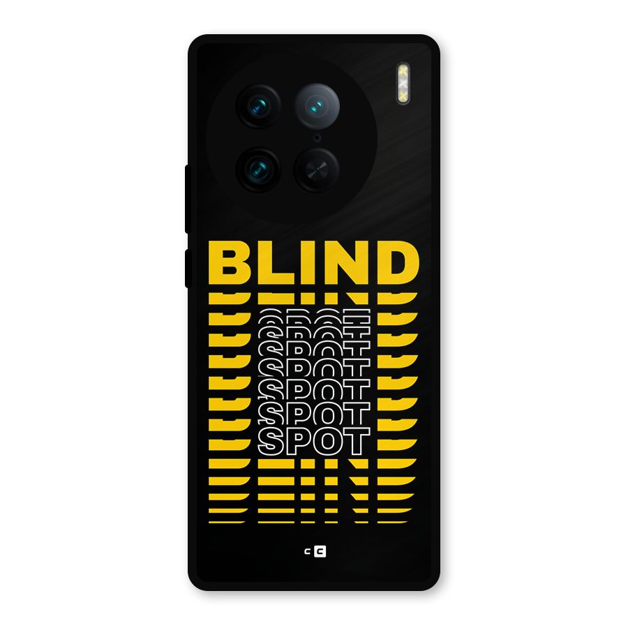 Blind Spot Metal Back Case for Vivo X90 Pro