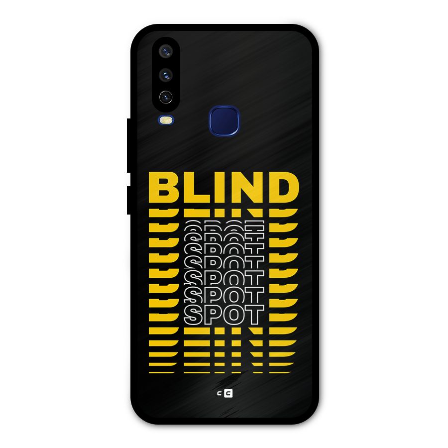 Blind Spot Metal Back Case for Vivo Y12