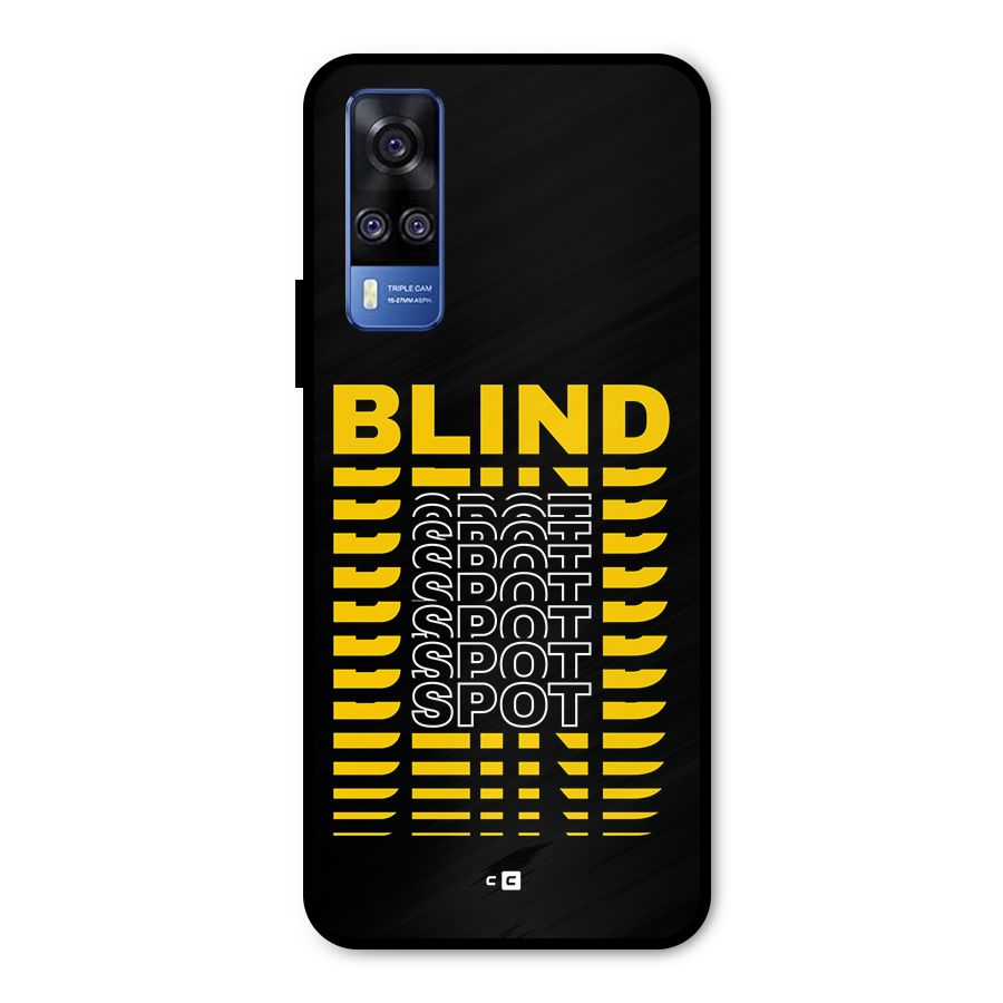 Blind Spot Metal Back Case for Vivo Y51A