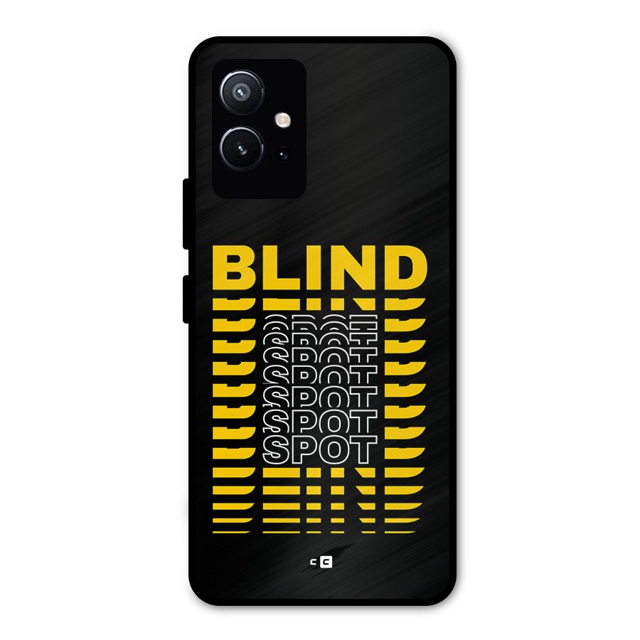 Blind Spot Metal Back Case for Vivo Y75 5G