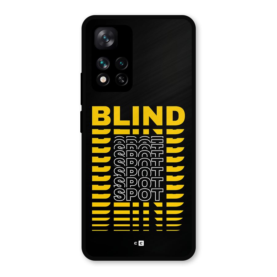 Blind Spot Metal Back Case for Xiaomi 11i 5G