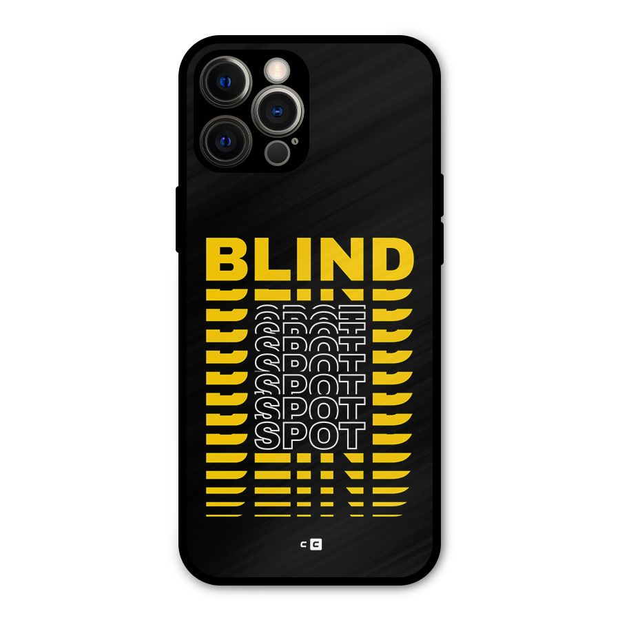 Blind Spot Metal Back Case for iPhone 12 Pro Max