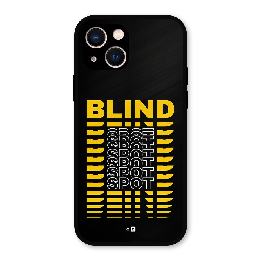 Blind Spot Metal Back Case for iPhone 13