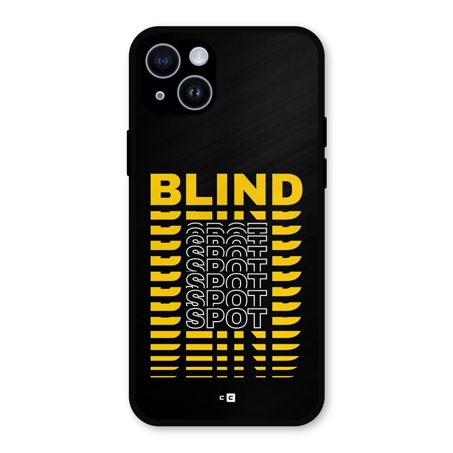 Blind Spot Metal Back Case for iPhone 14