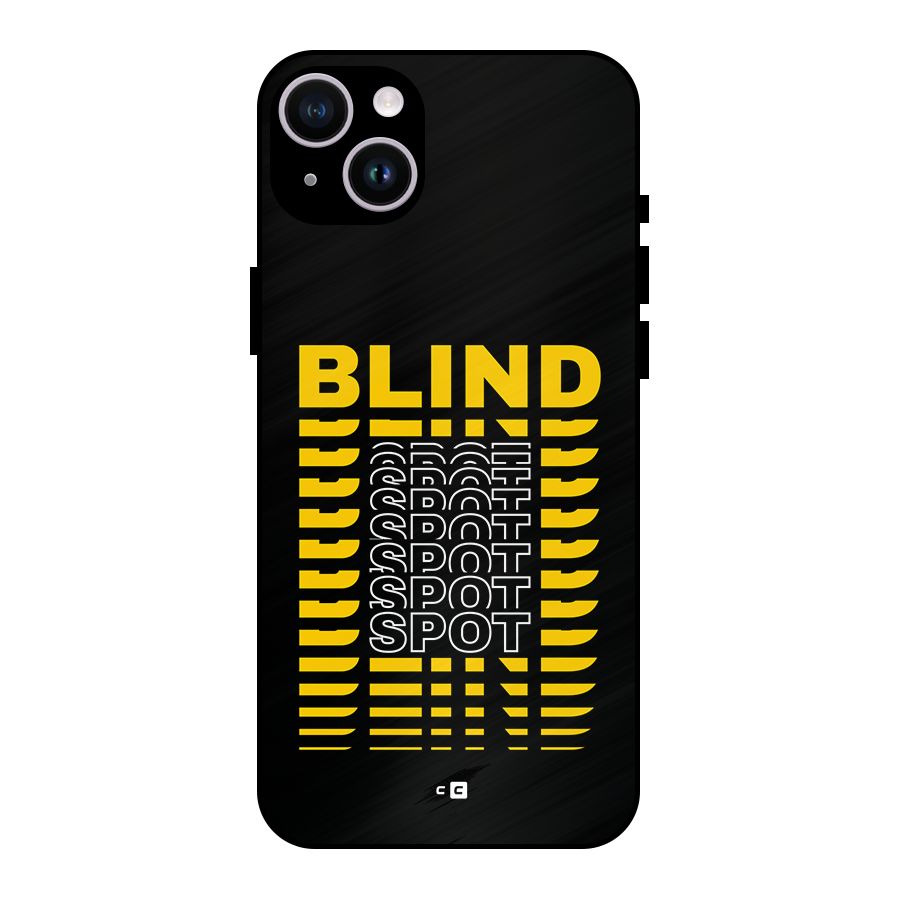 Blind Spot Metal Back Case for iPhone 14 Plus