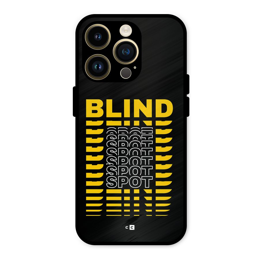 Blind Spot Metal Back Case for iPhone 14 Pro