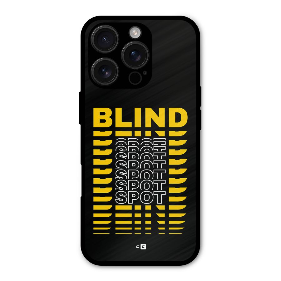 Blind Spot Metal Back Case for iPhone 16 Pro