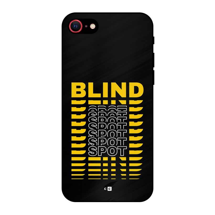 Blind Spot Metal Back Case for iPhone 8