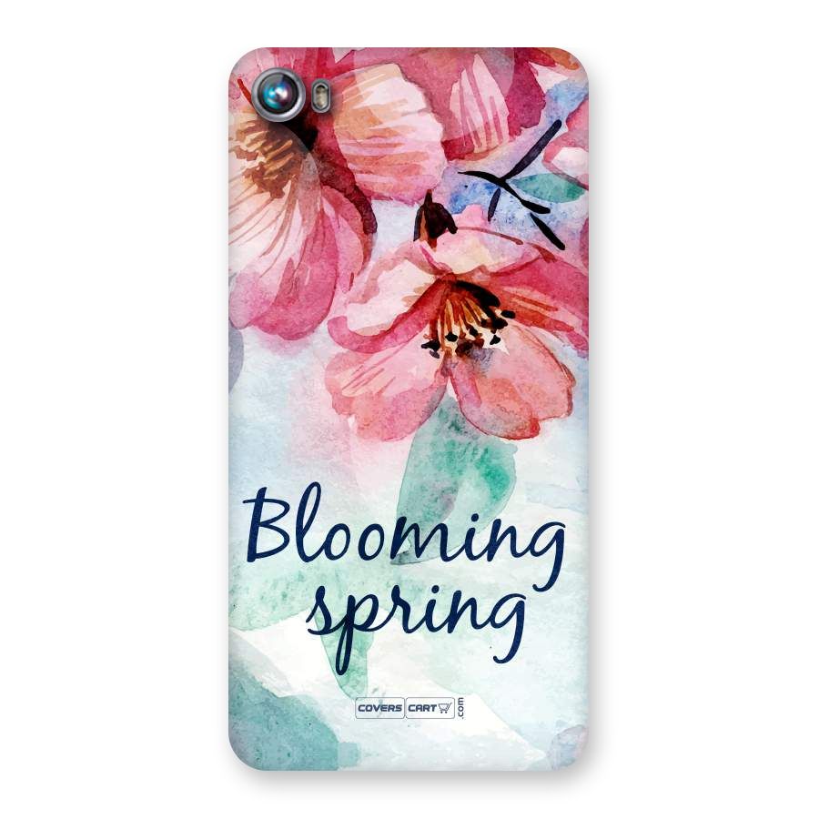 Blooming Spring Back Case for Micromax Canvas Fire 4 A107