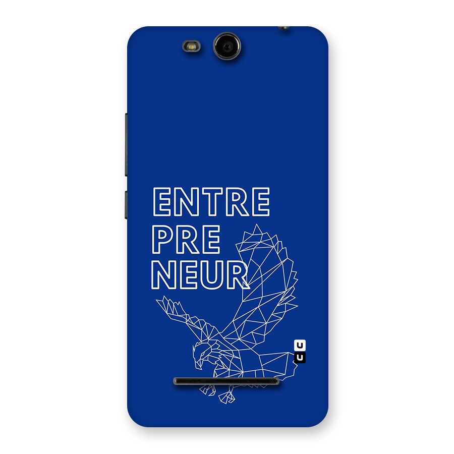 Blue Entrepreneur Back Case for Canvas Juice 3 Q392