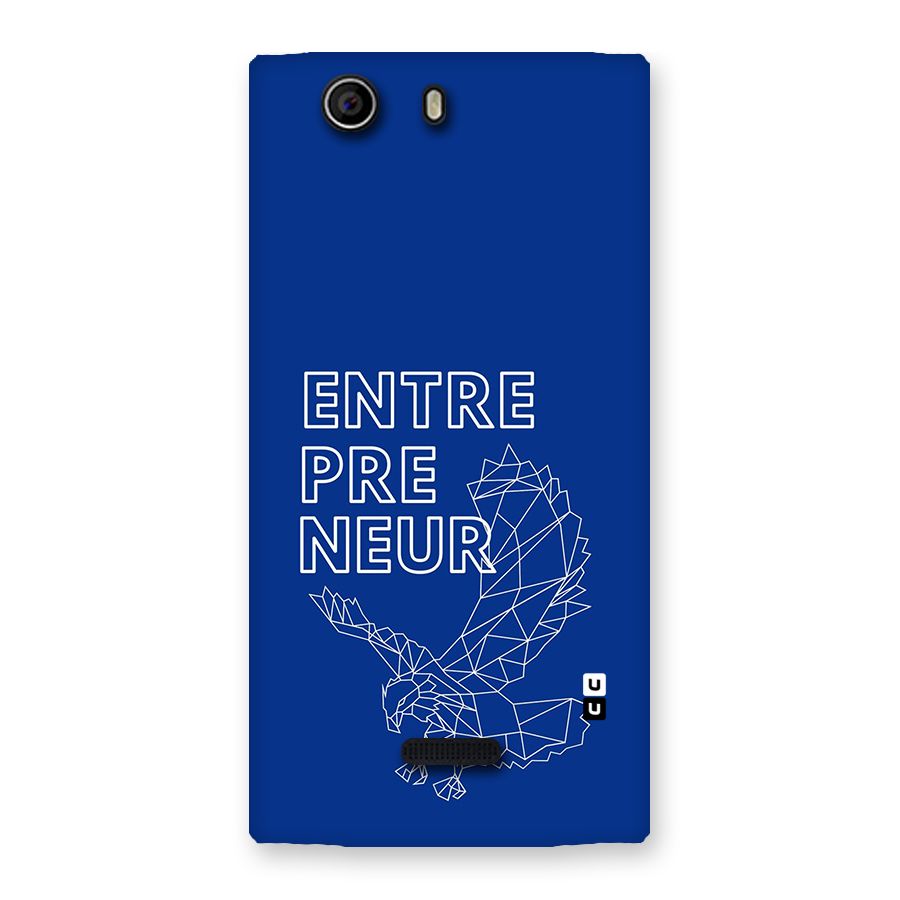 Blue Entrepreneur Back Case for Canvas Nitro 2 E311