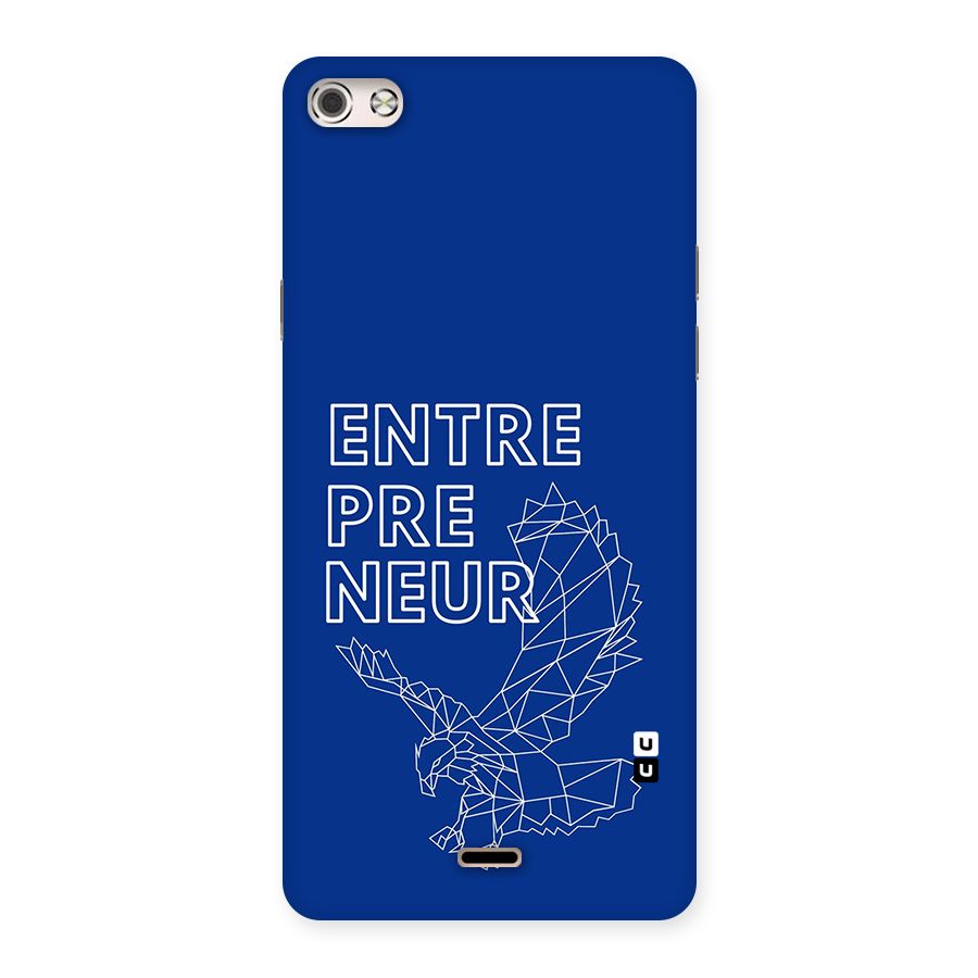 Blue Entrepreneur Back Case for Canvas Silver 5