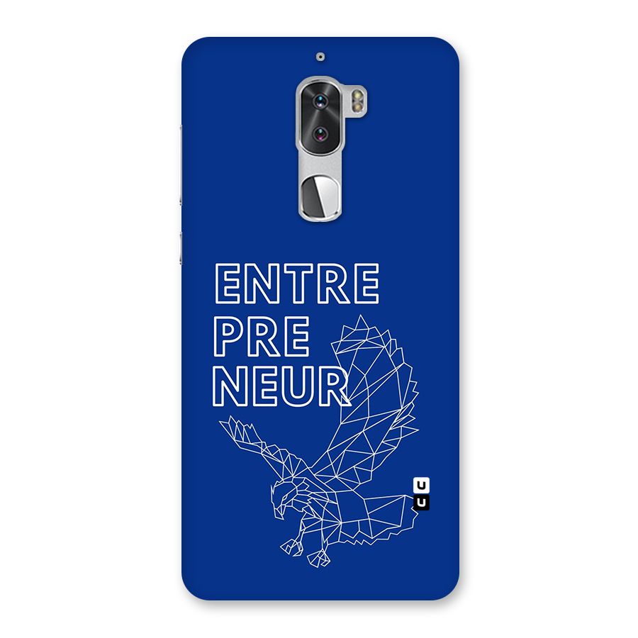 Blue Entrepreneur Back Case for Coolpad Cool 1
