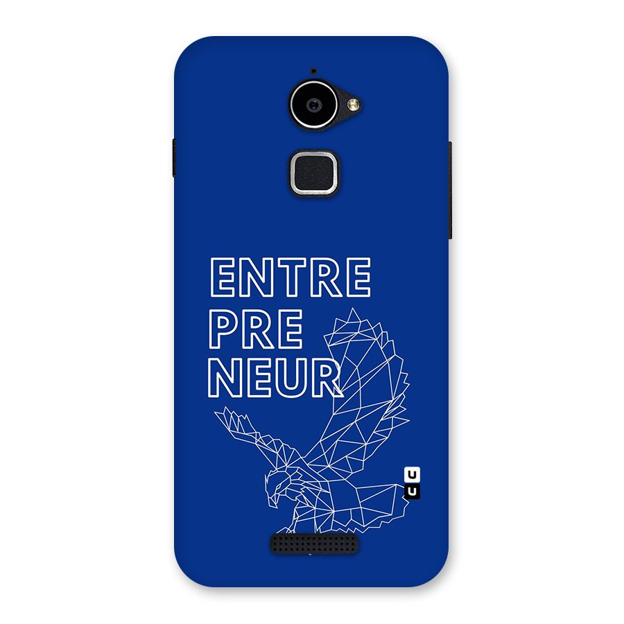 Blue Entrepreneur Back Case for Coolpad Note 3 Lite
