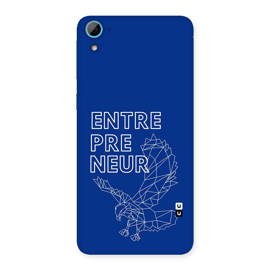 Blue Entrepreneur Back Case for Desire 826