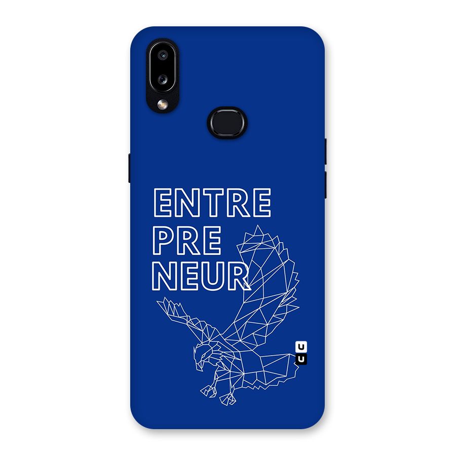 Blue Entrepreneur Back Case for Galaxy A10s