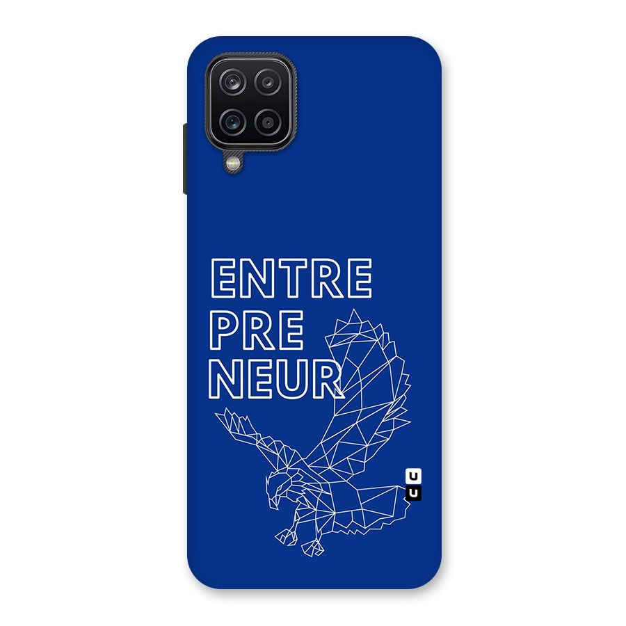 Blue Entrepreneur Back Case for Galaxy A12
