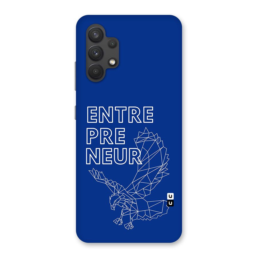 Blue Entrepreneur Back Case for Galaxy A32