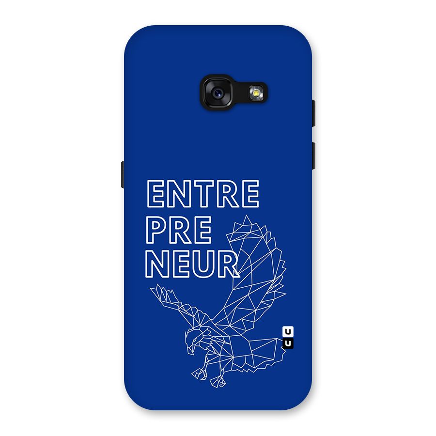 Blue Entrepreneur Back Case for Galaxy A3 (2017)