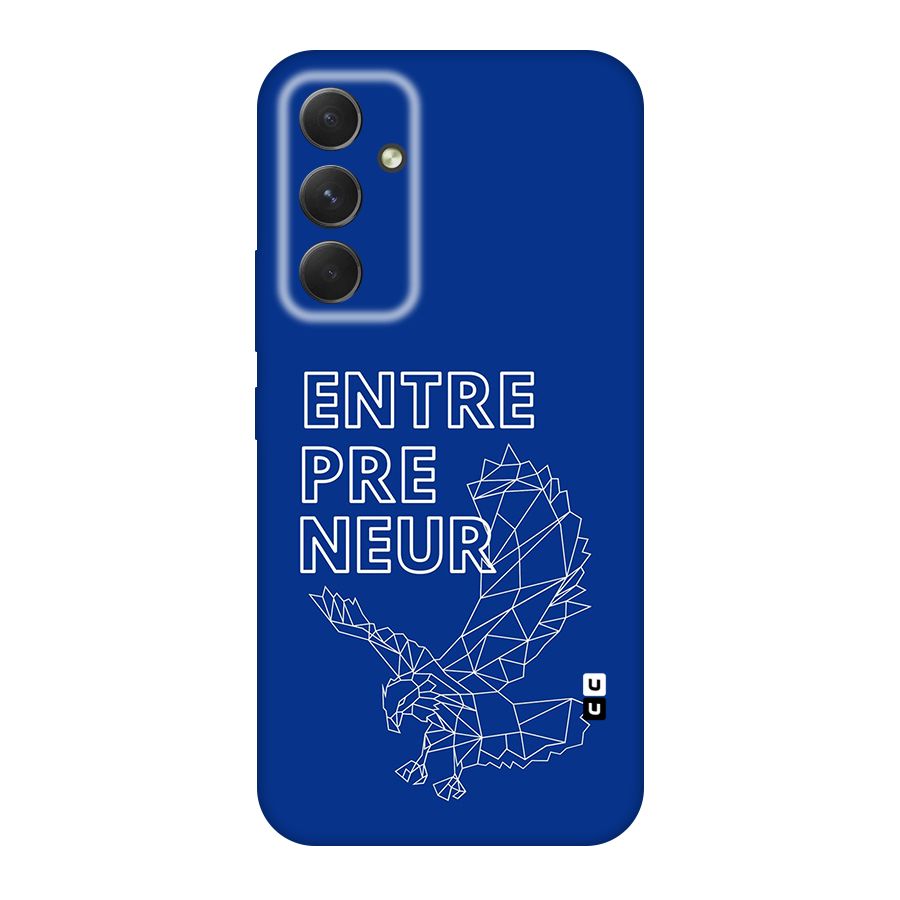 Blue Entrepreneur Back Case for Galaxy A54