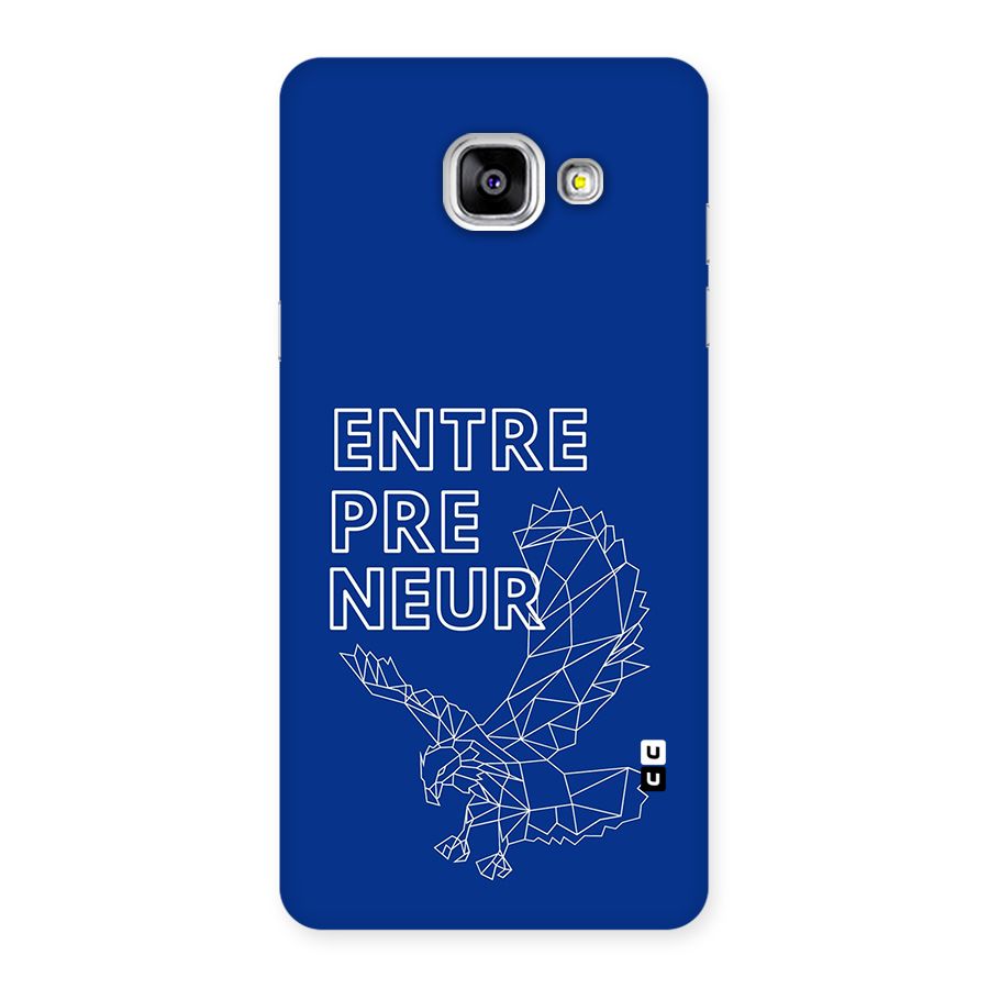 Blue Entrepreneur Back Case for Galaxy A5 (2016)