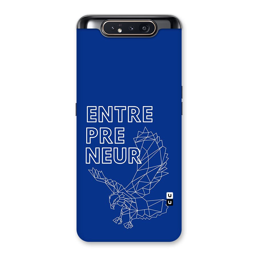 Blue Entrepreneur Back Case for Galaxy A80