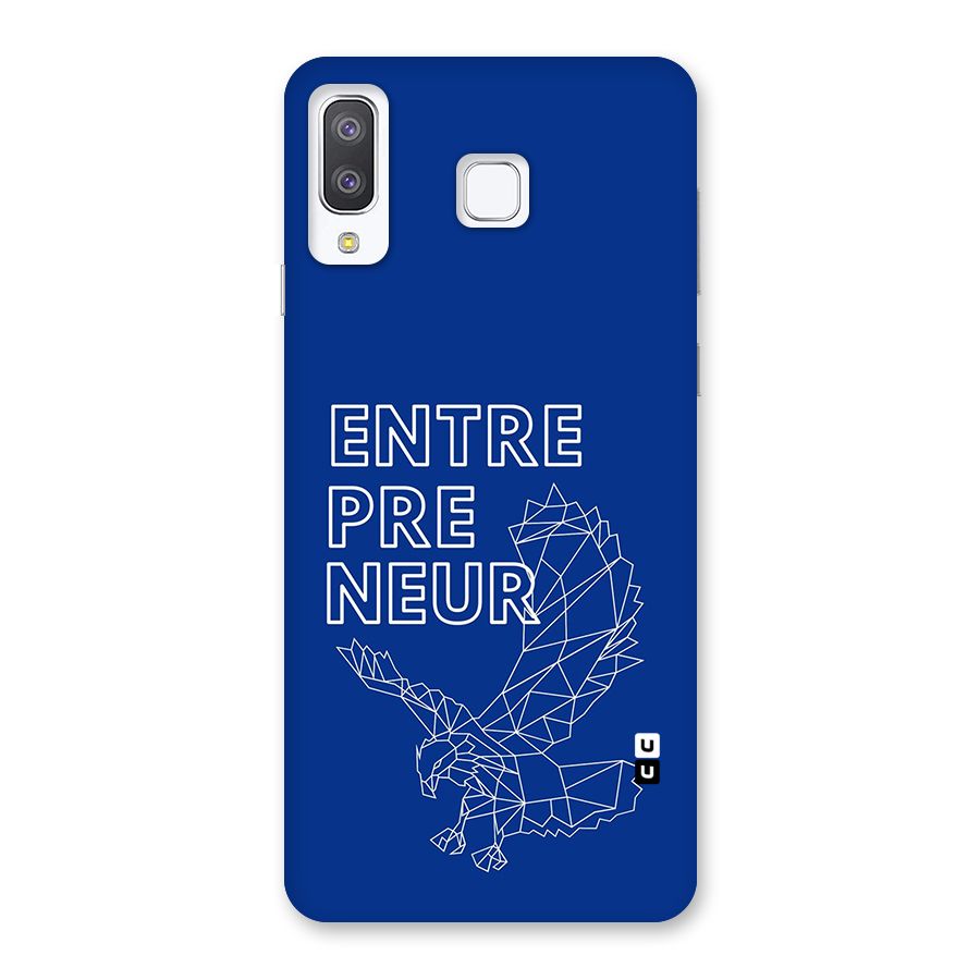 Blue Entrepreneur Back Case for Galaxy A8 Star