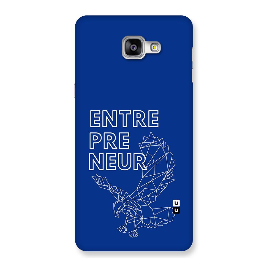Blue Entrepreneur Back Case for Galaxy A9