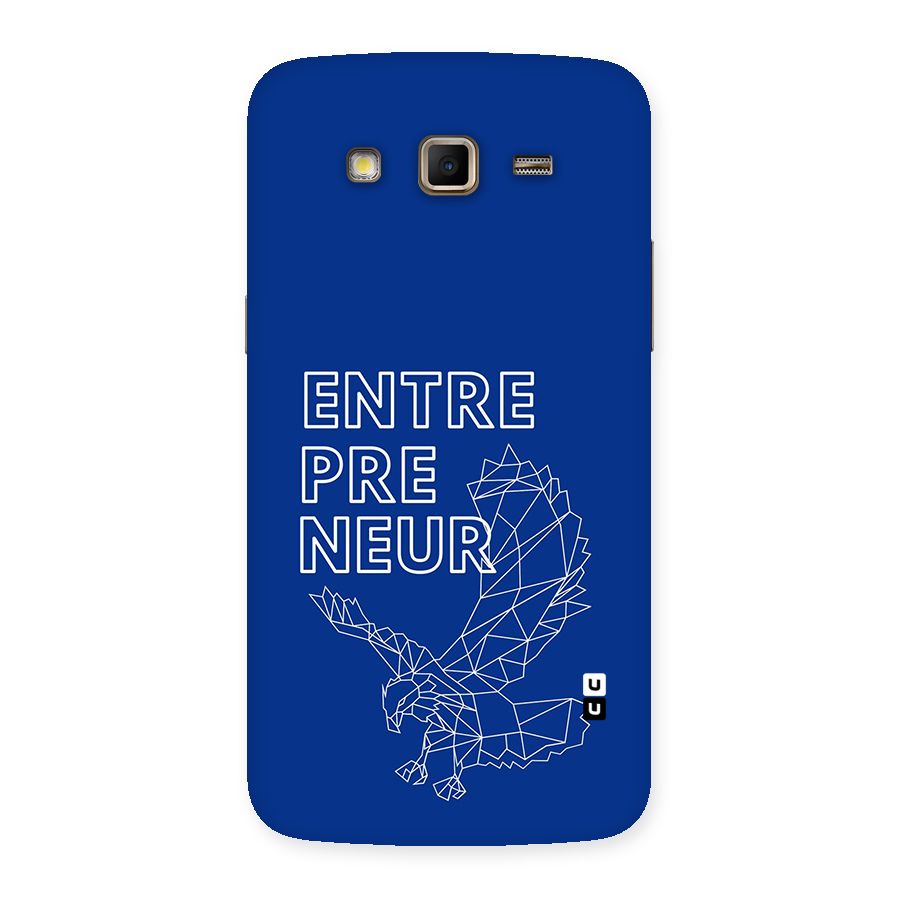 Blue Entrepreneur Back Case for Galaxy Grand 2