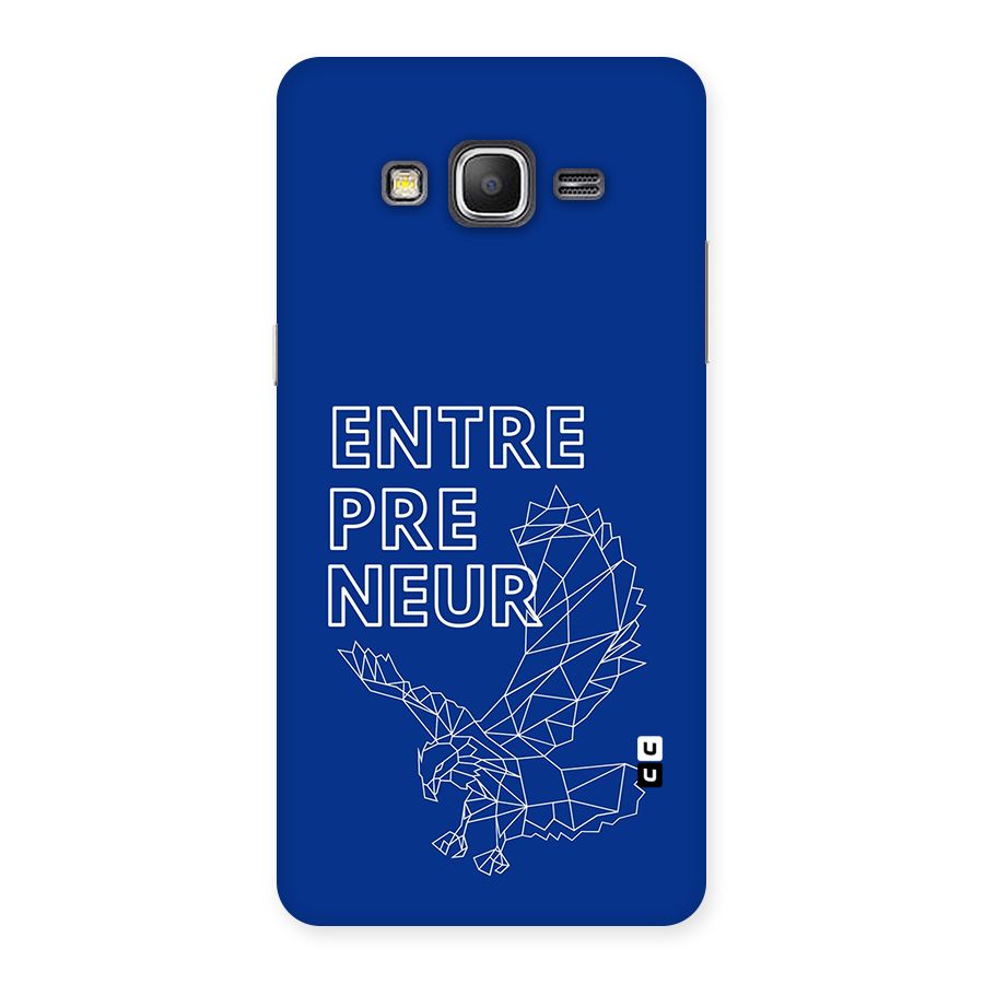 Blue Entrepreneur Back Case for Galaxy Grand Prime